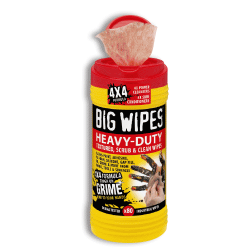 Big WipesHeavy Duty Industrial Textured Scrubbing Wipes, 80 Count